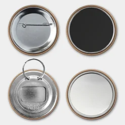 Accessoire kraft 56 mm personnalisé EVJF