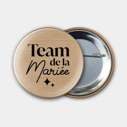 Accessoire kraft 56 mm personnalisé EVJF