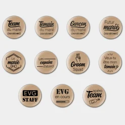 Accessoire kraft 56 mm personnalisé EVG