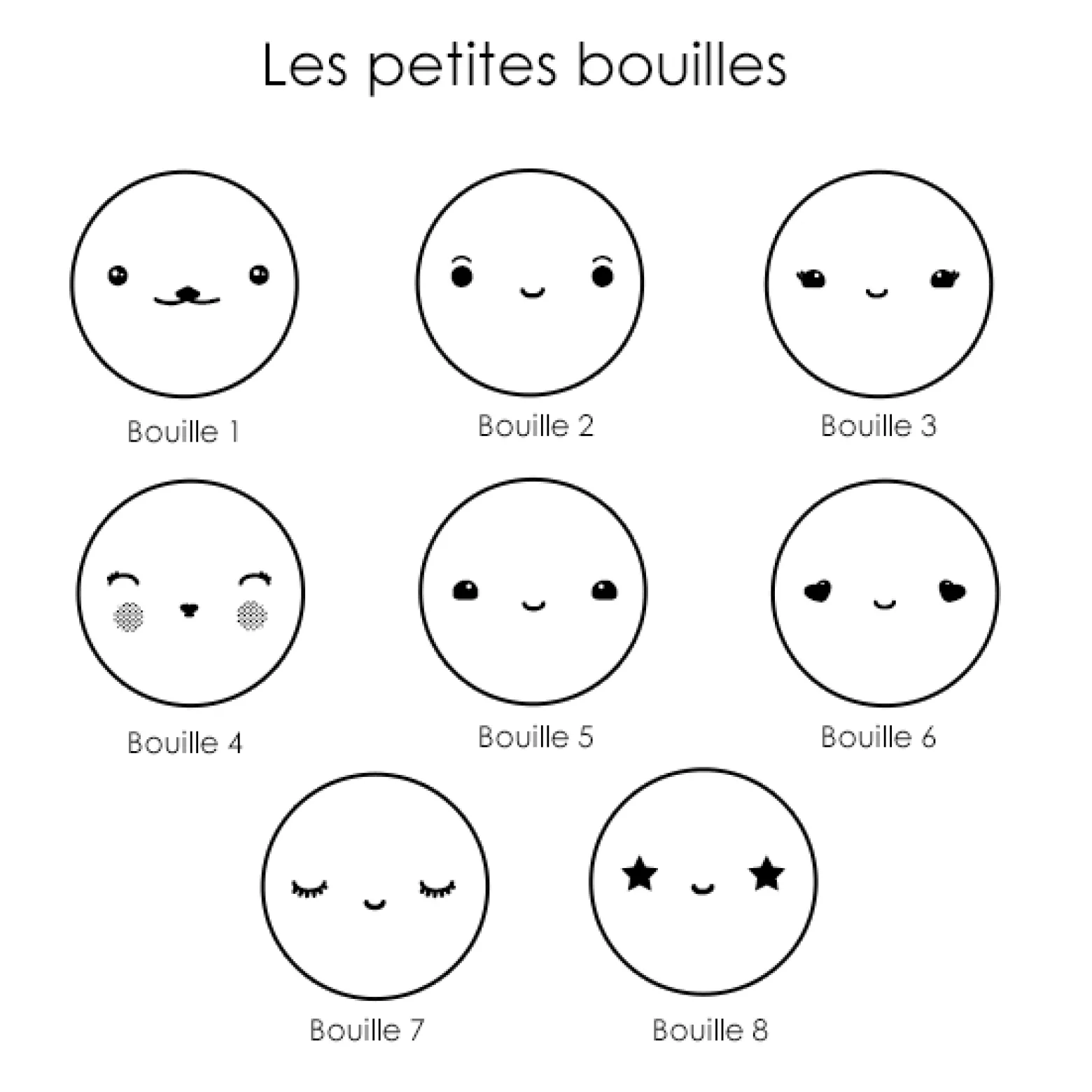 Badge "P'tite Bouille" prénom