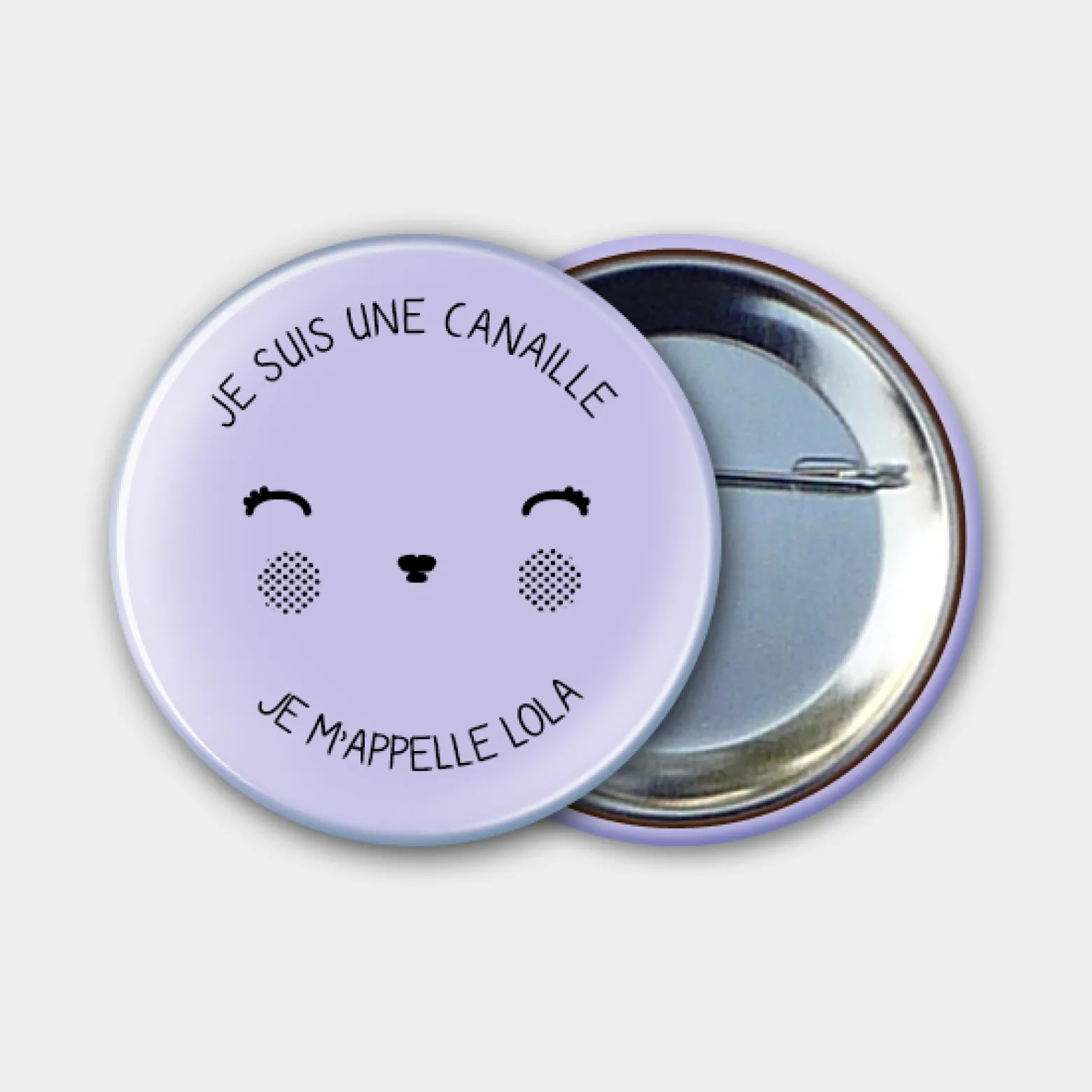 Badge "P'tite Bouille" prénom