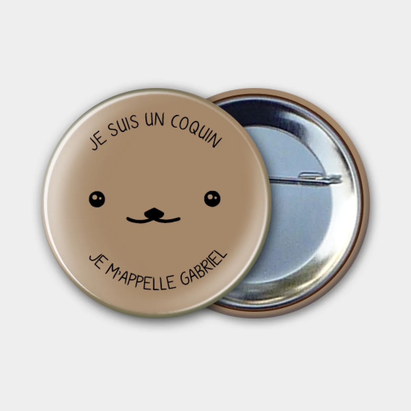 Badge "P'tite Bouille" prénom