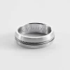 Bague homme personnalisée acier câble