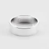 Bague homme personnalisée argent 7 mm