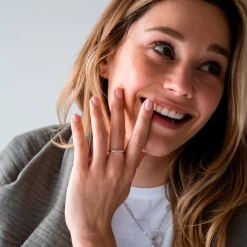 Bague jonc argent