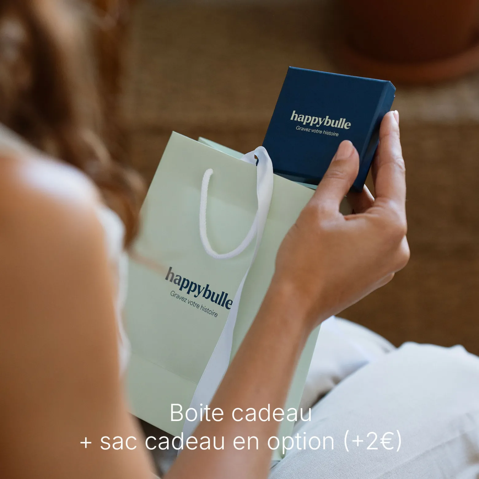 Bague martelée personnalisée plaqué or 5 mm