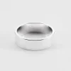 Bague personnalisée argent 7 mm