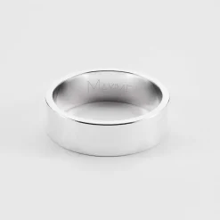 Bague personnalisée argent 7 mm