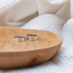 Bague personnalisée argent 5 mm
