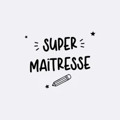 Boîte à bijoux personnalisée 10x10x5 cm verre gravé - Edition spéciale "Super maîtresse"