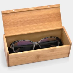Boîte à lunettes personnalisée bois gravé - Nos petits imparfaits