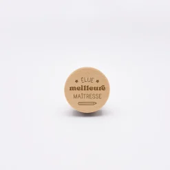 Bouchon de bouteille bois gravé - édition spéciale