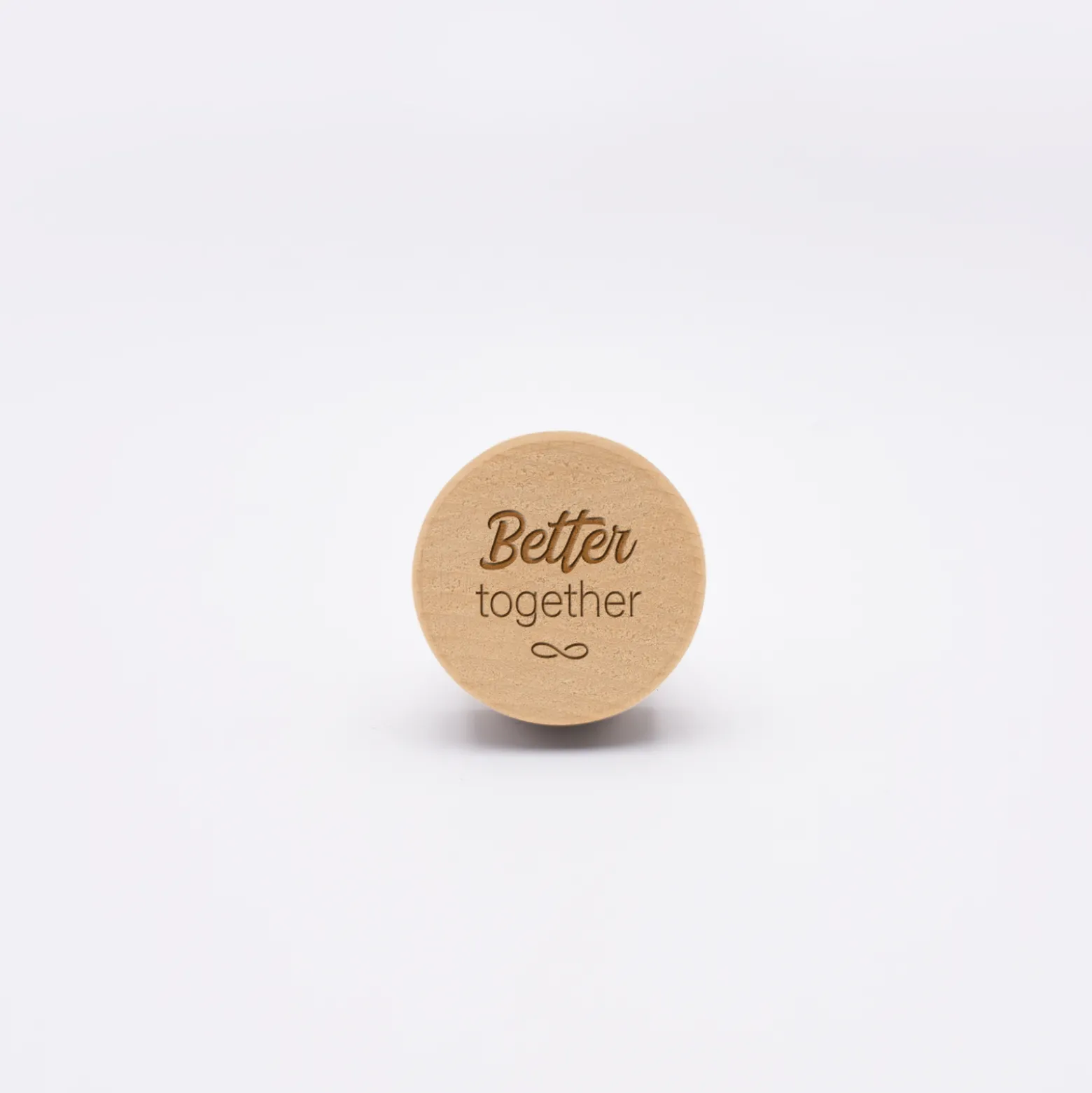 Bouchon de bouteille Marié personnalisé bois gravé
