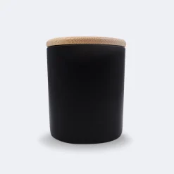 Bougie parfumée Sakura personnalisé couvercle bois gravé