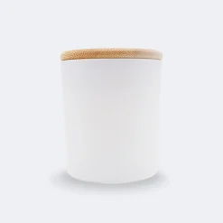 Bougie parfumée Vanille personnalisé couvercle bois gravé