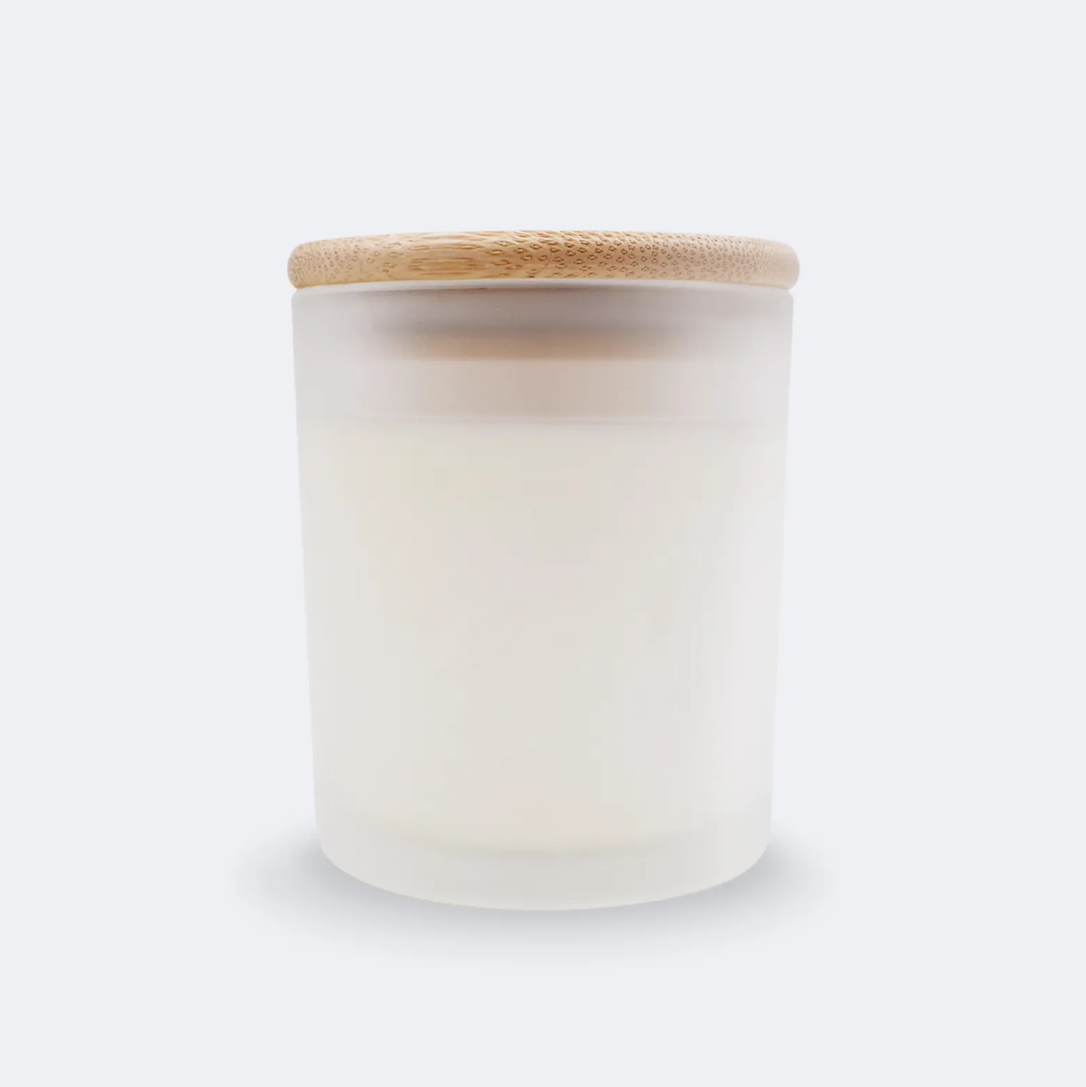 Bougie parfumée Vanille personnalisé couvercle bois gravé