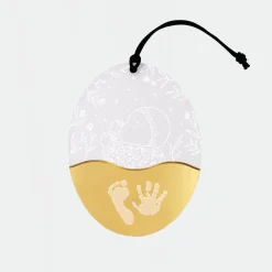 Boule de Noël personnalisée Bébé acrylique givré gravé - HappyBulle x MyLovelyThing