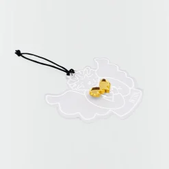 Boule de Noël personnalisée Ange Câlin acrylique givré gravé - HappyBulle x MyLovelyThing