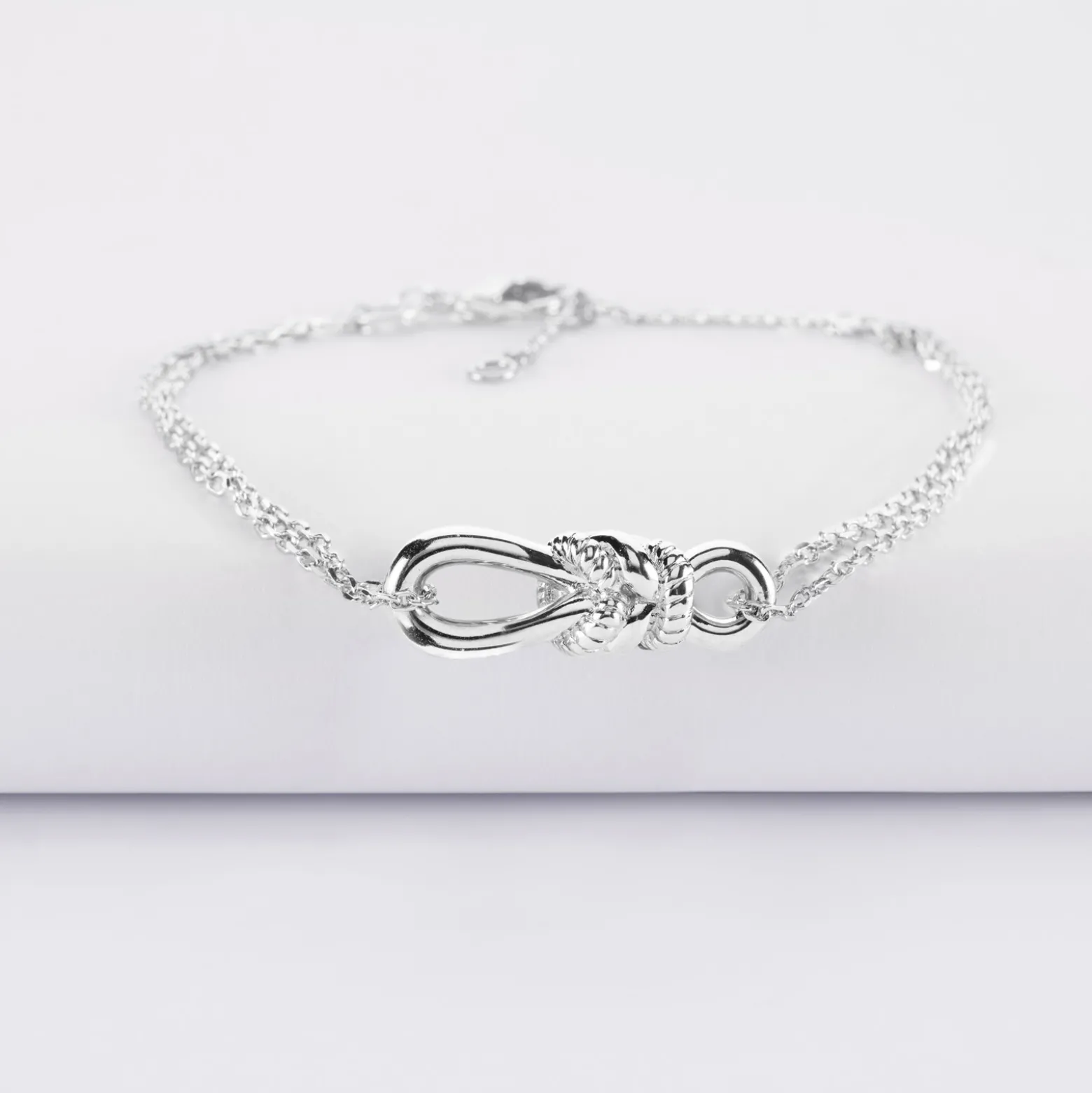 Bracelet chaîne "Le lien " argent - HappyBulle x Lilylovesfashion