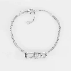 Bracelet chaîne "Le lien " argent - HappyBulle x Lilylovesfashion