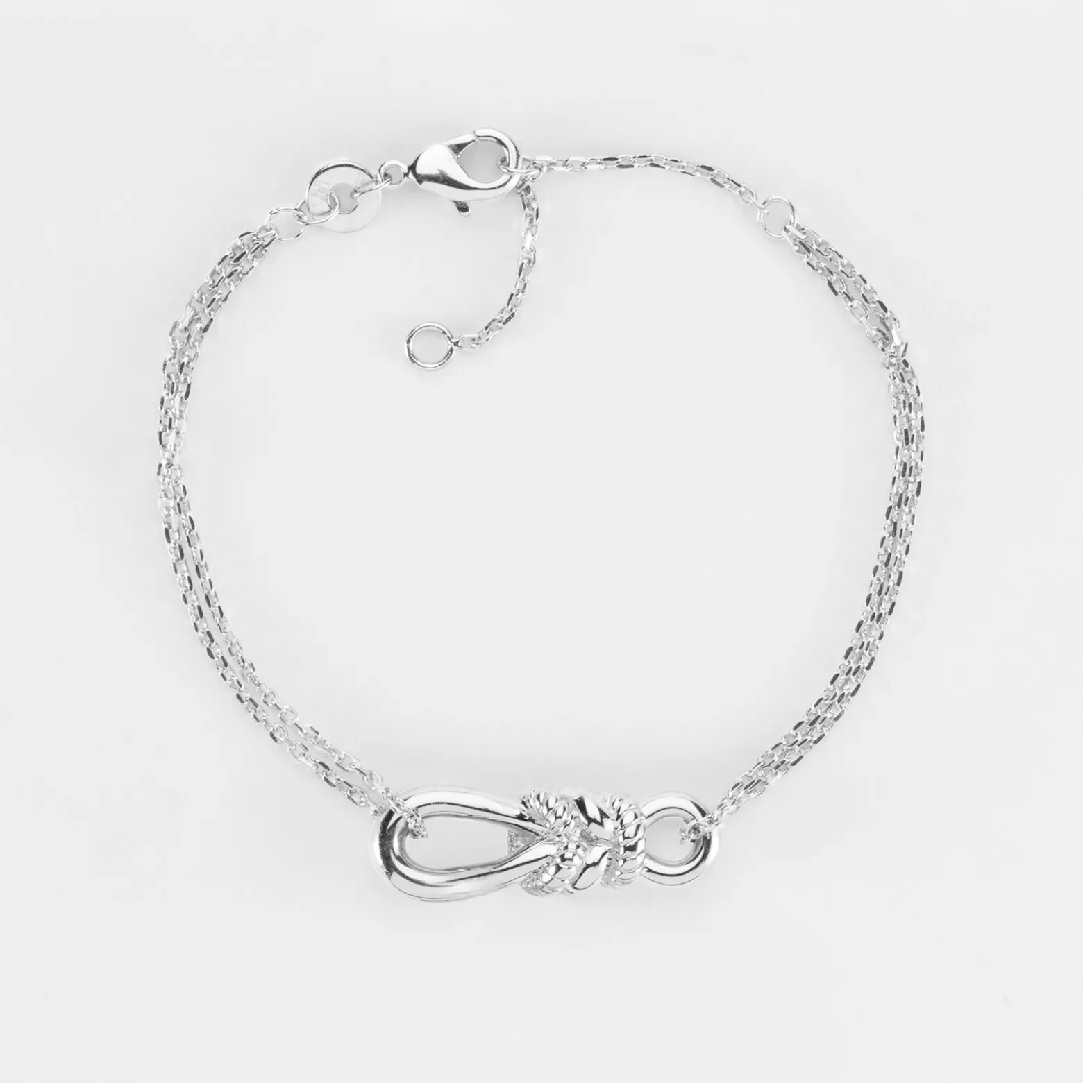 Bracelet chaîne "Le lien " argent - HappyBulle x Lilylovesfashion