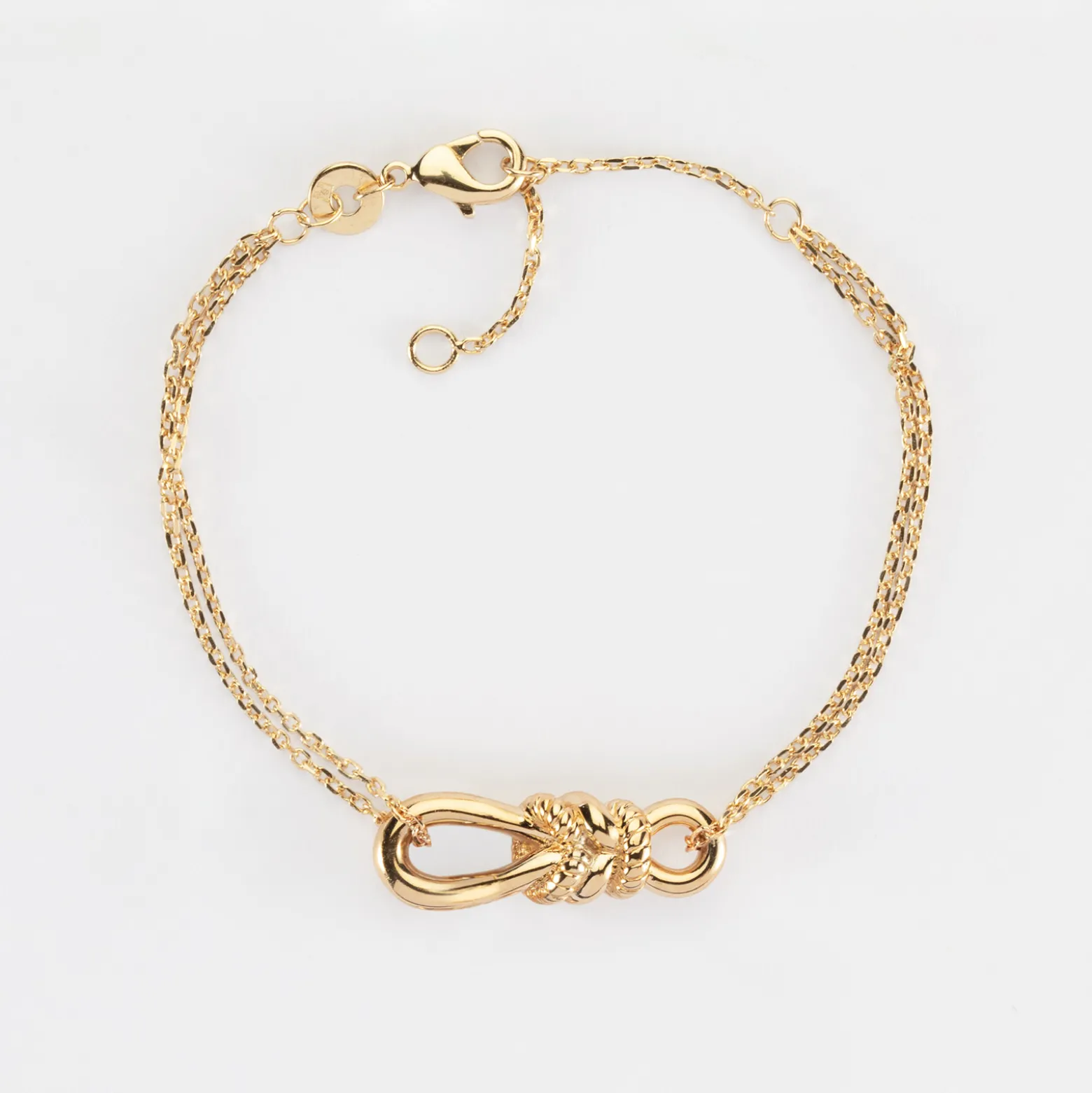 Bracelet chaîne "Le lien " plaqué or - HappyBulle x Lilylovesfashion