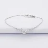 Bracelet chaîne lune scintillante argent - HappyBulle x Capucine