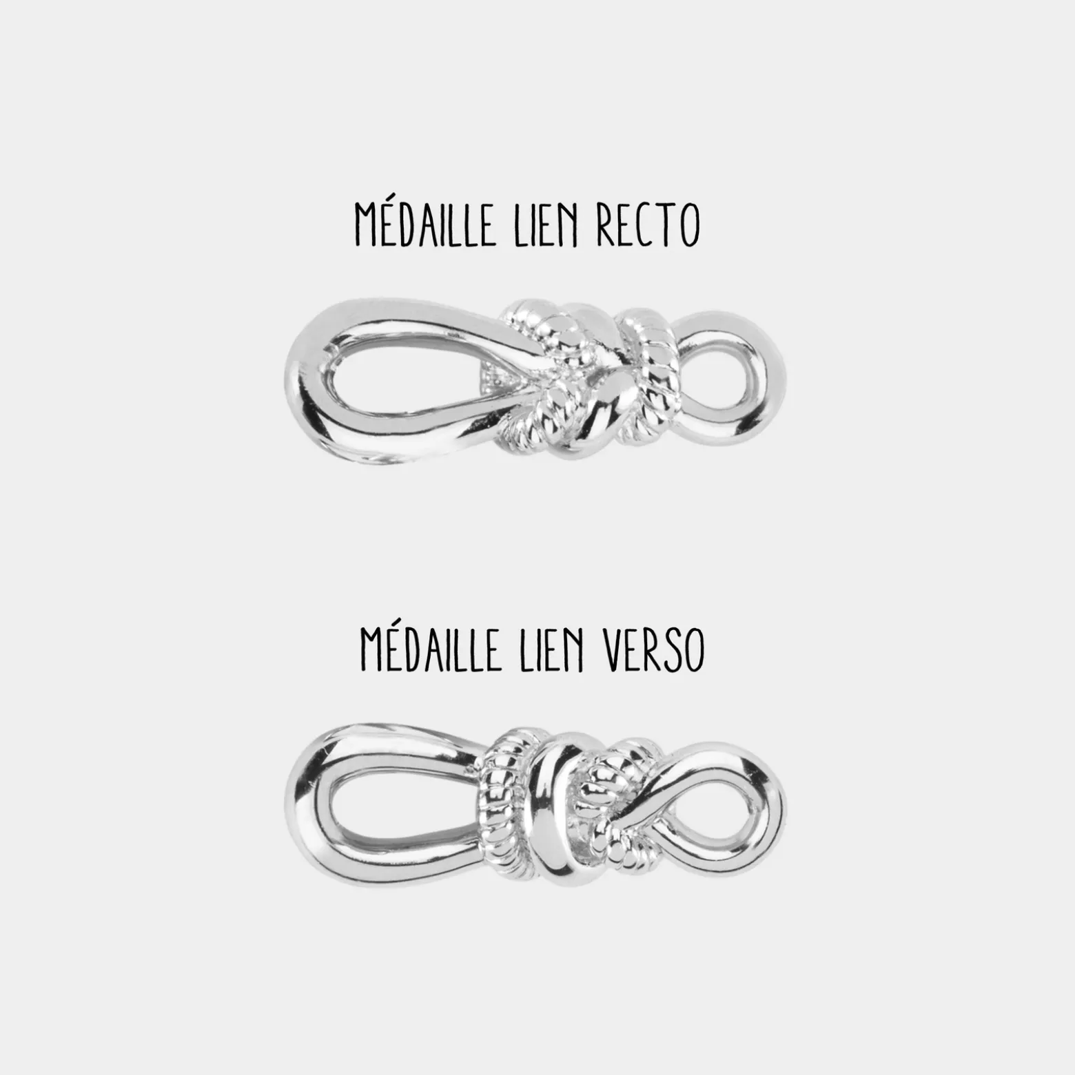 Bracelet cordon pailleté personnalisé "Le lien" et médaille gravée argent 10 mm - HappyBulle x Lilylovesfashion