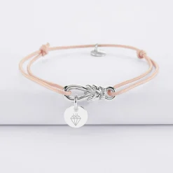 Bracelet cordon personnalisé