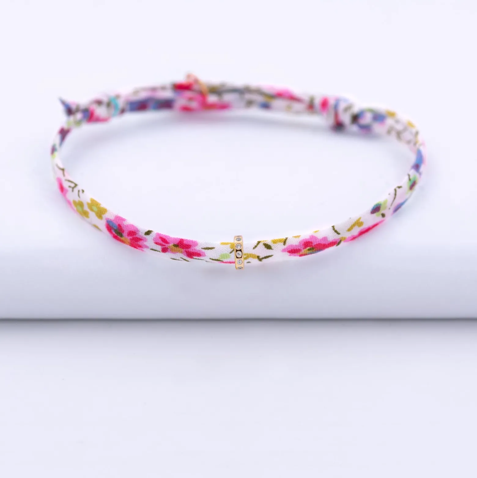 Bracelet enfant Liberty personnalisé collection Chapitre plaqué or - à composer
