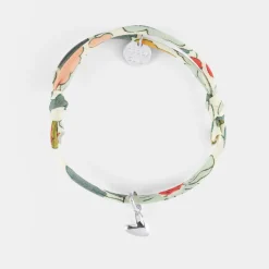 Bracelet enfant Liberty petit coeur bombé argent 7 mm - HappyBulle x Atelier Wagram