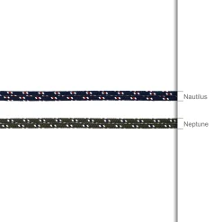 Bracelet homme cordage marine médaille gravée bois ronde 21 mm - Edition spéciale