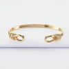 Bracelet jonc "Le lien" plaqué or - HappyBulle x Lilylovesfashion