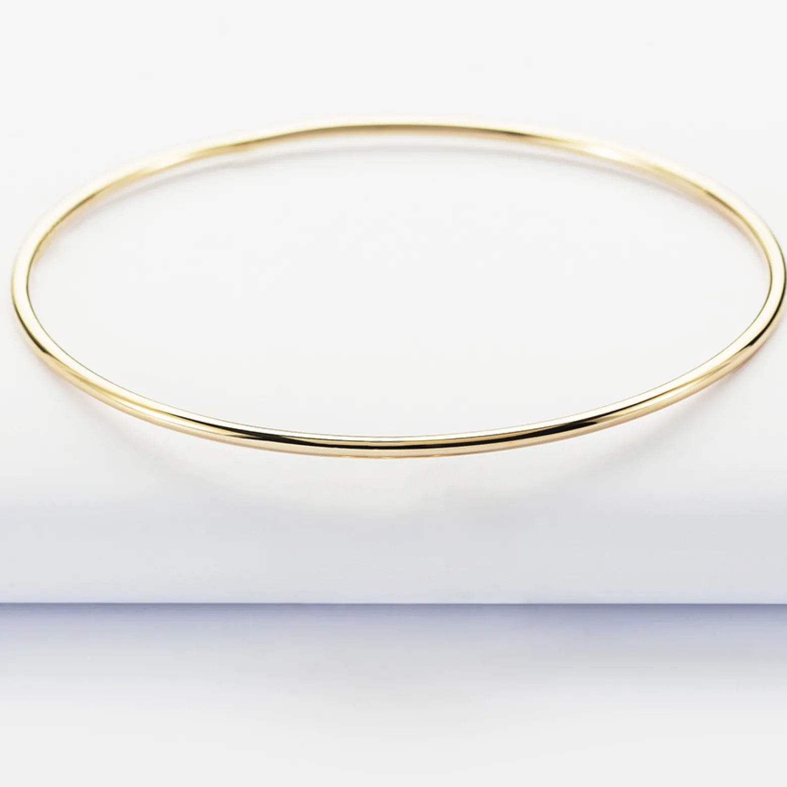 Bracelet jonc plaqué or