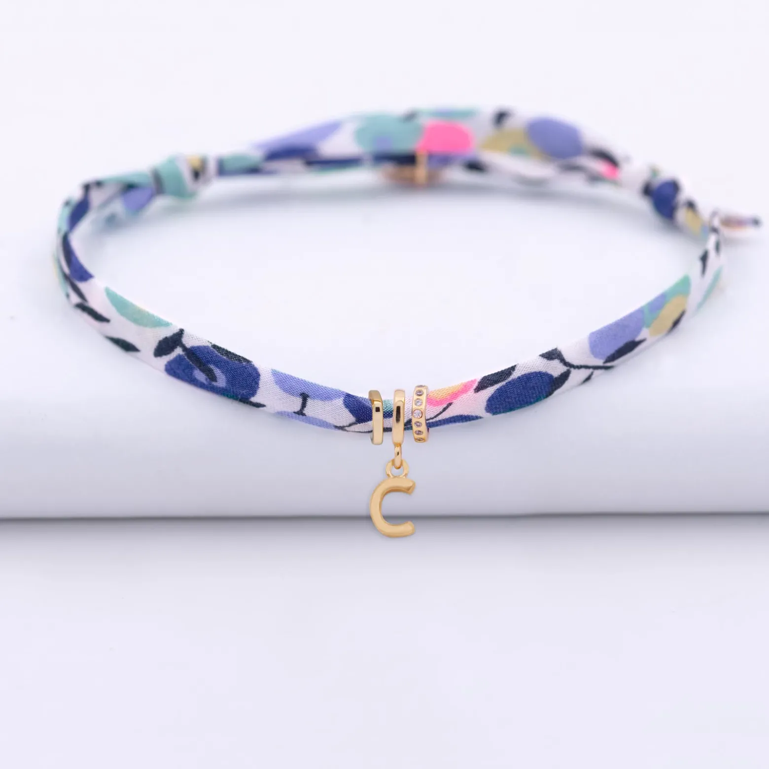 Bracelet Liberty personnalisé collection Chapitre plaqué or - à composer