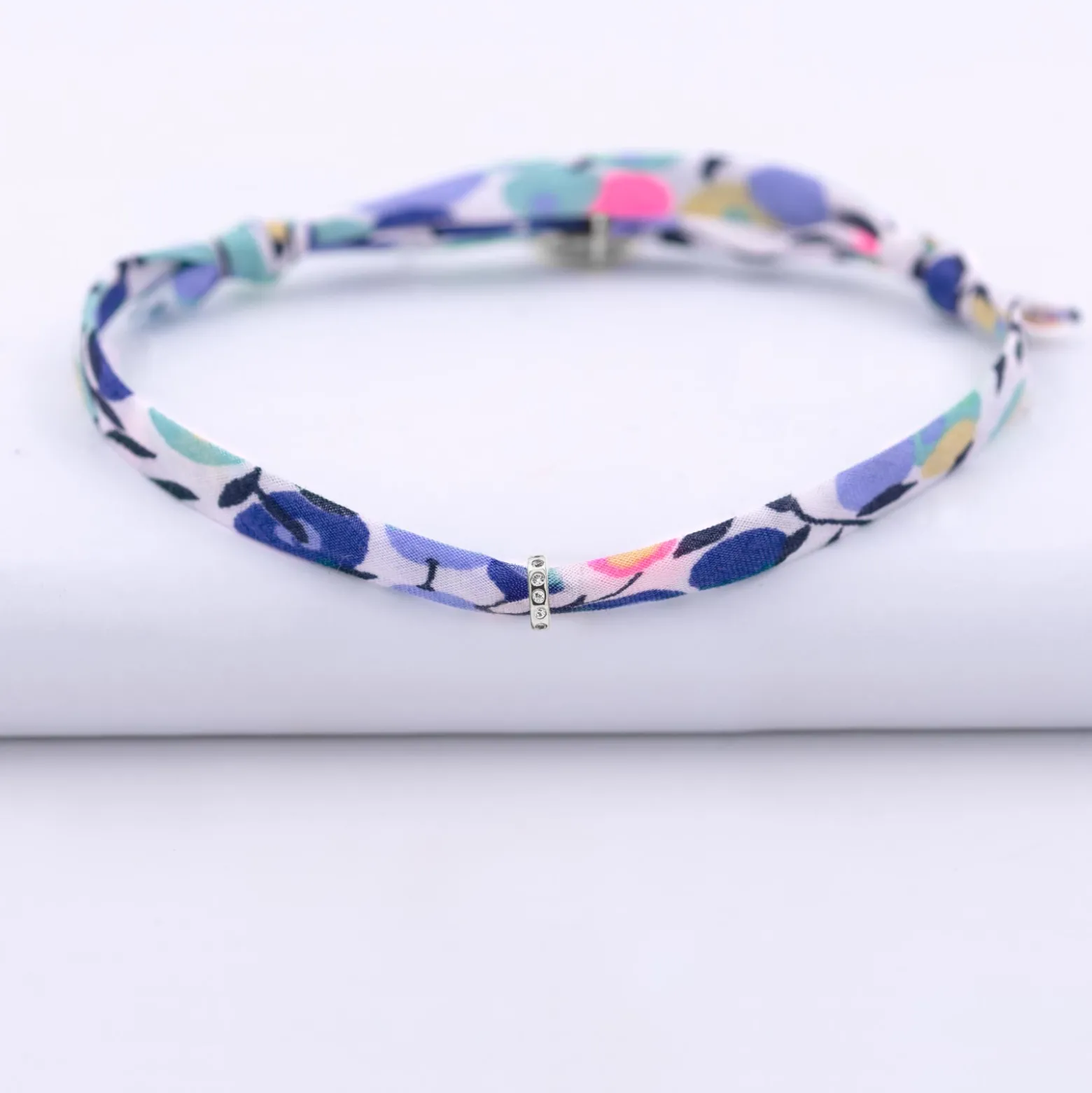 Bracelet Liberty personnalisé collection Chapitre argent - à composer
