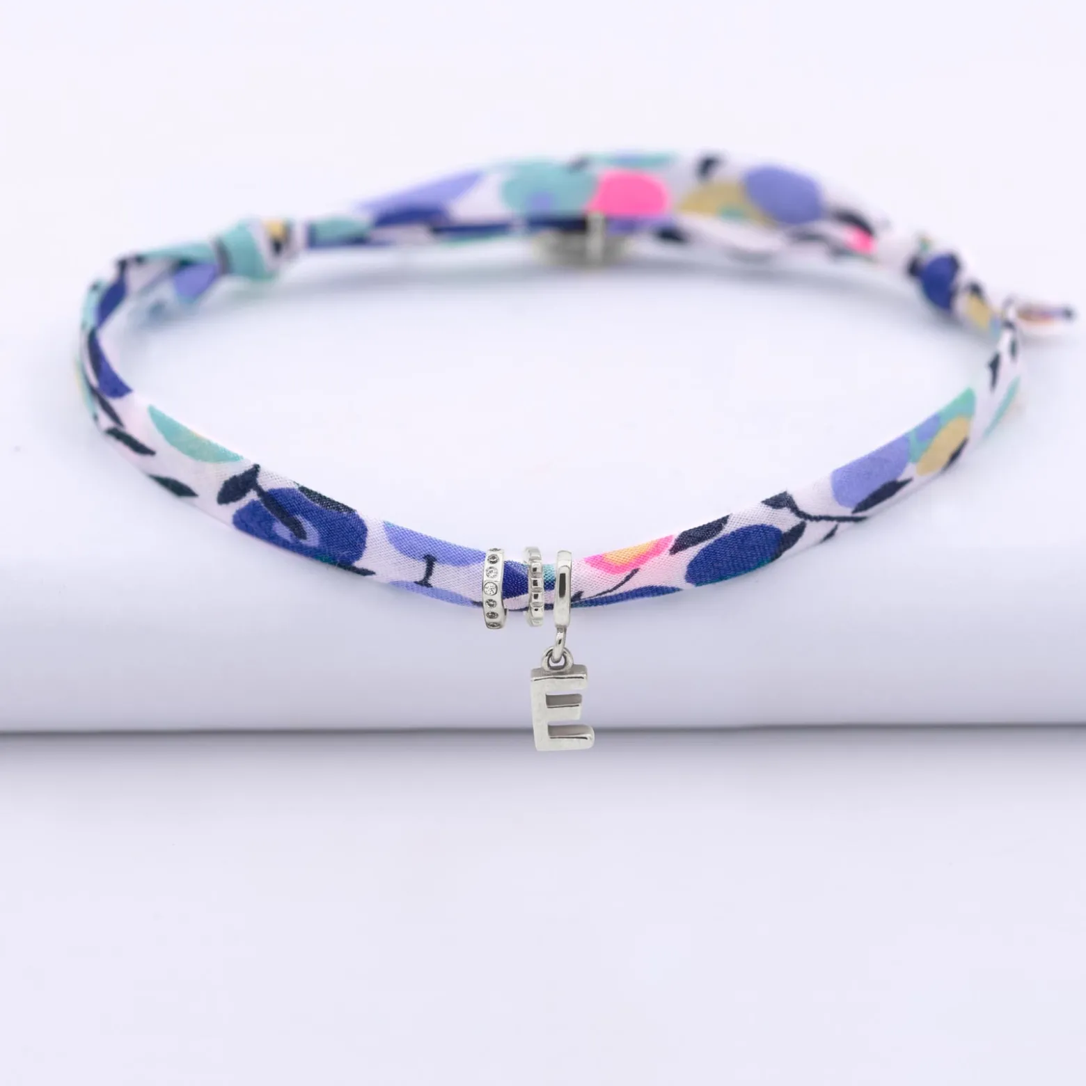 Bracelet Liberty personnalisé collection Chapitre argent - à composer