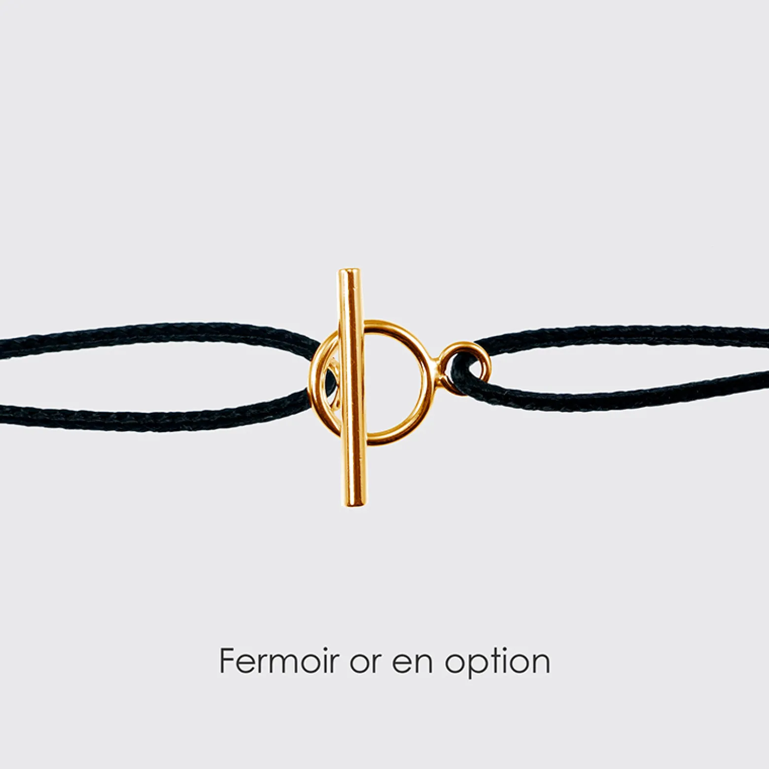 Bracelet personnalisé médaille gravée plaqué or 10 mm