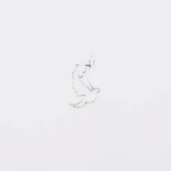Breloque colombe argent 18 mm