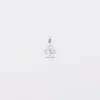 Breloque petit garçon zircon argent 12 mm