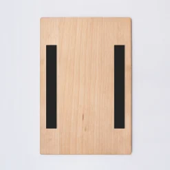 Cadre calendrier personnalisé bois gravé 15x10 cm avec support