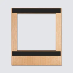 Cadre polaroïd personnalisé gravé bois aimanté grand format 92x108 mm