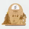 Calendrier de l'avent personnalisé comte à rebours Noël bois gravé - HappyBulle x MyLovelyThing