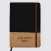 Carnet bi-matière en liège personnalisé 14x21 cm