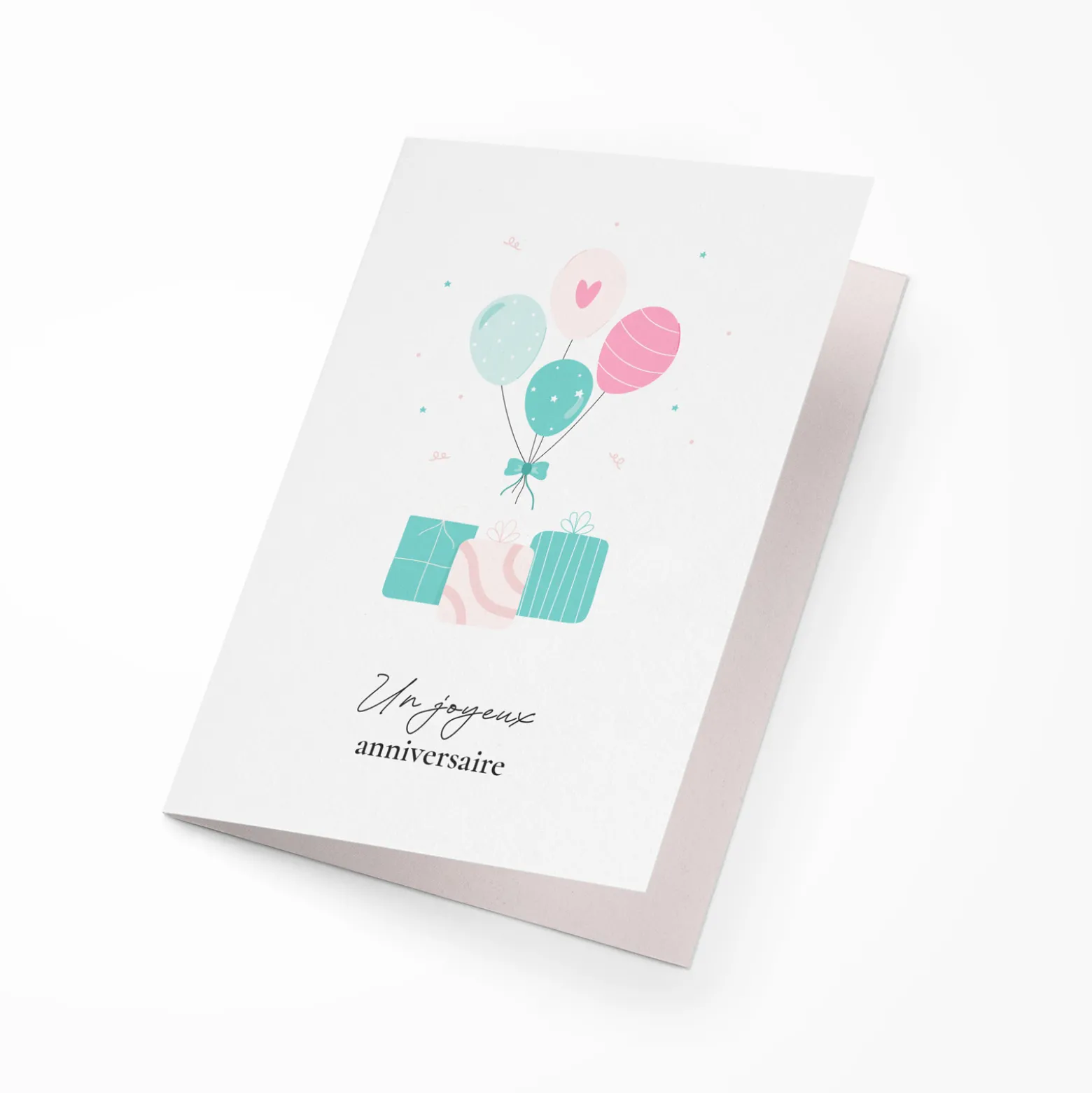 Carte message cadeau
