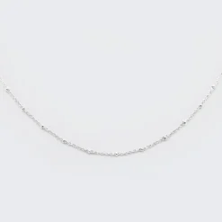 Chaîne boule maille argent