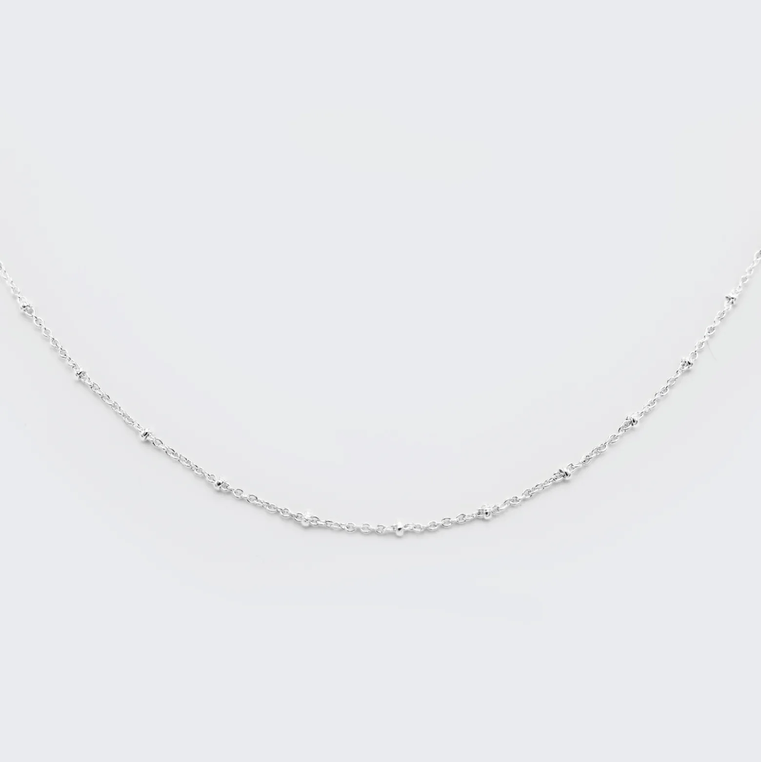Chaîne boule maille argent