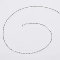 Chaîne gourmette argent