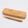 Coffret bambou personnalisé et stylo gravé 170x54 mm - édition spéciale "Famille"