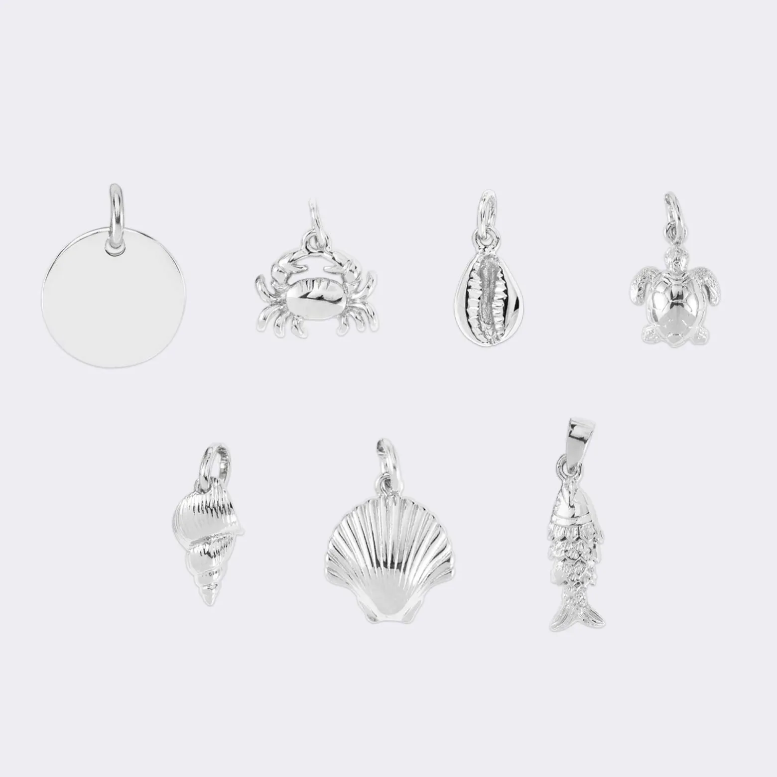 Collier chaîne ovale ouvert personnalisé médaille gravée argent 10 mm et breloque(s) summer - à composer